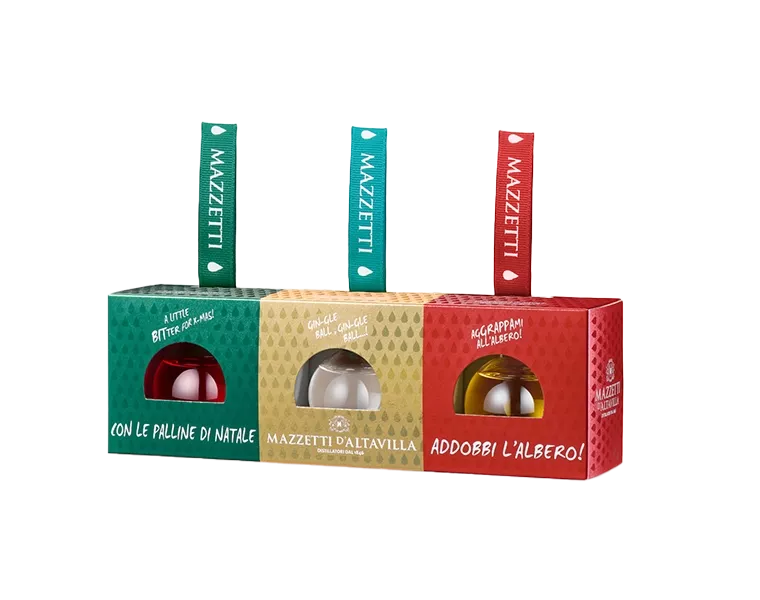 Confezione 3 Palline Bitter-Grappa-Gin